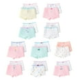 thumbnail image 3 of Ougyinr Kids Girls Boxer Briefs Shorts Toddler Cotton Underwear Soft Underwear Girls Boyshort Panties 3-11 Years (4 Pack/2 Pack), 3 of 9