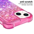 thumbnail image 3 of Funda para iPhone 13 Transparente con Brillos Carcasa Protectora Antigolpes con Glitter Brillante, 3 of 5