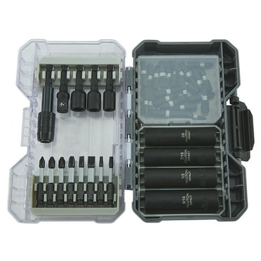 Klutch 42-Pc. Impact Driver Socket/Bit Set