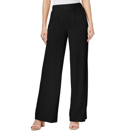 wide leg pull on pants