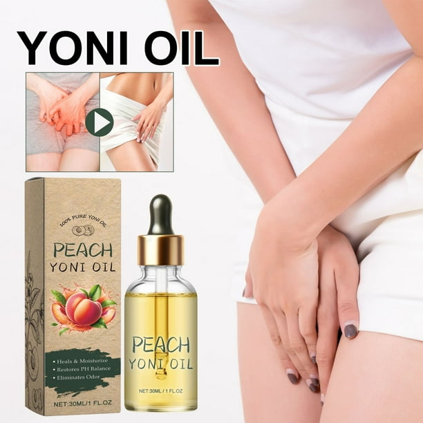 Fiudx Aceite de Melocotón, Aceite Femenino Hidratante Natural, Aceite Corporal Ph Equilibrado, Solución Íntima Control de Olores, Apto para Piel Sensible, Uso Después de La Ducha, Salud Femenina, Tam