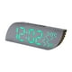 thumbnail image 5 of Reloj despertador LED de escritorio Perfecl brillo ajustable portátil para oficina 20,9 cm x 6,8 cm x 2,8 cm, 5 of 8