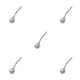 thumbnail image 1 of Wosthever Cepillo de cocina Fregador de mango largo Accesorios de limpieza extraíbles Gris Type2 NO2, 1 of 6
