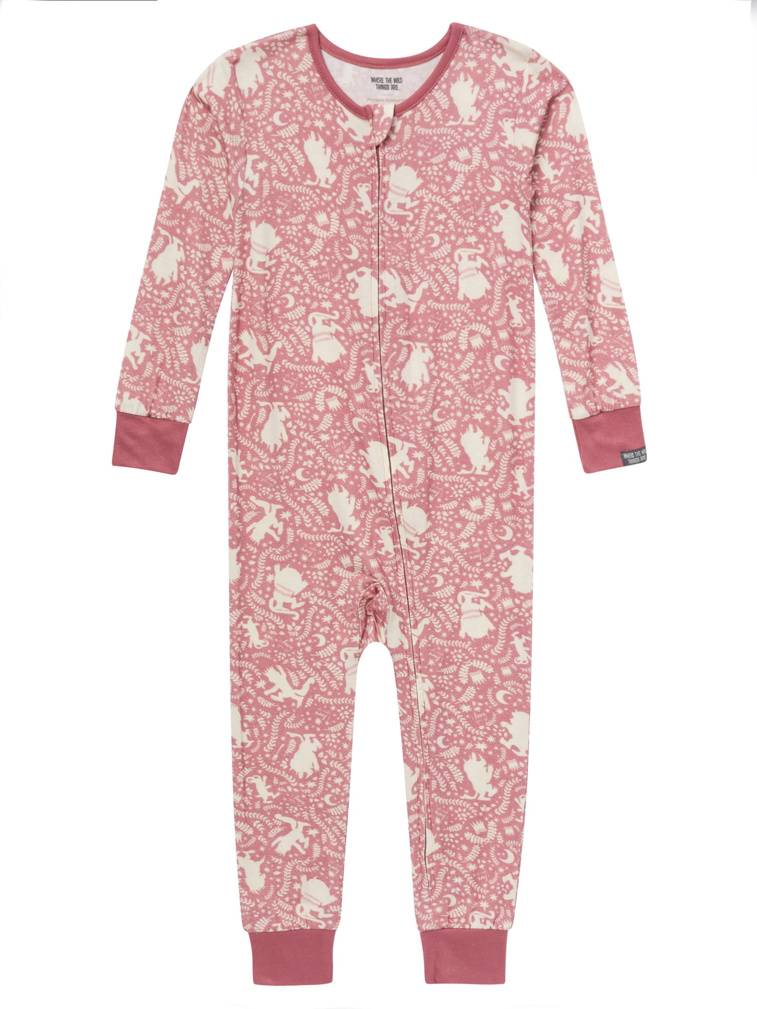 Modern Moments x Where the Wild Things Are Baby and Toddler Neutral Pajama Sleeper, One-Piece, Sizes Newborn - 5T