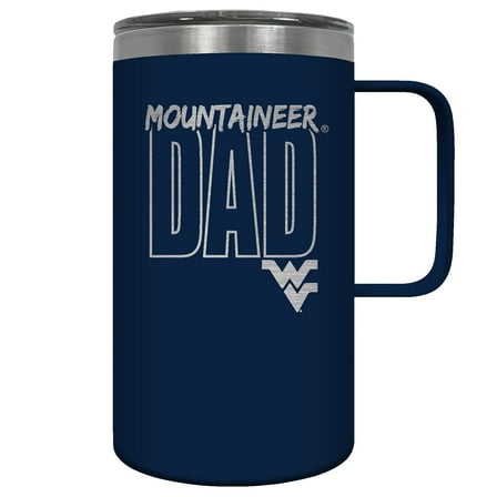 West Virginia Mountaineers Dad 18oz. Hustle Travel Mug