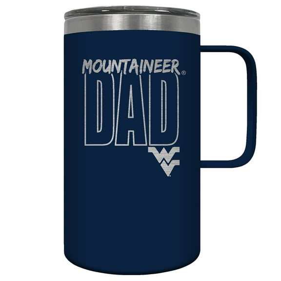 West Virginia Mountaineers Dad 18oz. Hustle Travel Mug