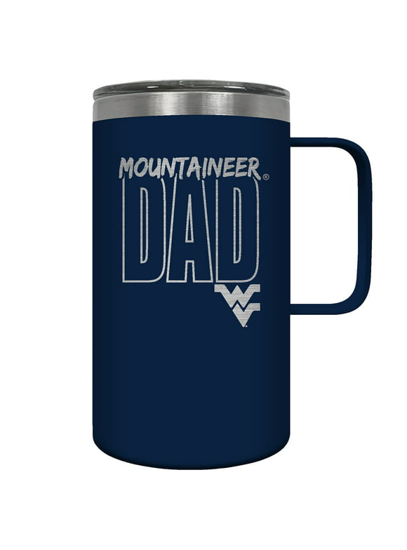 West Virginia Mountaineers Dad 18oz. Hustle Travel Mug