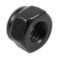 thumbnail image 3 of M2.5X0.45mm Zinc Plated Nylon Insert Hex Lock Nuts Black 100Pcs, 3 of 8