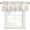 Multicolor, variant on Spring Wildflowers Rod Pocket Curtain Valance, Watercolor Rustic Flowers Floral Leaves Farmhouse Window Valance for Living Room, Bedroom, Kitchen 60"W x 18"L