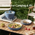 thumbnail image 6 of 6pcsCeramic Cookware Set, Removable Handle Pots And Pans Non Stick, Rv Cookware Set, Non  Pots And Pans Set No  & PTFE & PFOA, Detachable Pots And Pans, Dishwasher & Oven Safe (Blue), 6 of 6