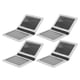 thumbnail image 4 of Portatarjetas de Visita 4pcs Multifuncional Elástico Suave Impermeable Portatarjetas de Visita Diseño de Hebilla Magnética de Color Puro Portatarjetas de Cuero de PU Portátil ANGGREK Otros, 4 of 8