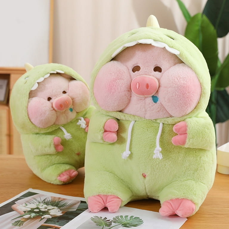 20~30cm Kawaii Animal Doll Plush Toy Small Soft Dinosaur Pig