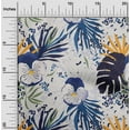 thumbnail image 2 of oneOone Cotton Cambric Blue Fabric Tropical Diy Clothing Quilting Fabric Print Fabric By Yard 56 Inch Wide, 2 of 5