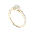 thumbnail image 2 of 1/2 Carat T.W. Diamond Single Halo 14kt Yellow Gold Engagement Ring, 2 of 5