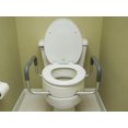 thumbnail image 1 of Toilet Seat Riser with Arms for Elongated Size Bowl, 1 of 2