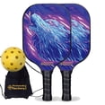 thumbnail image 1 of Pickleball Factory PB0001-1-C Pickleball Paddle Set, Carbonfiber Graphite, 1 of 1