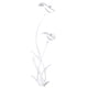 thumbnail image 4 of Etiqueta Engomada De La Pared Del Espejo Decoración Casera Moderna De La Flor, Cáscara Y Palo De DIY Para Superficies Lisas, 4 of 5