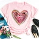 thumbnail image 2 of Camiseta De Verano Con Estampado De Corazón Acuarela Nueva Mujer-Varios Colores Gao Jiahui unisex, 2 of 2