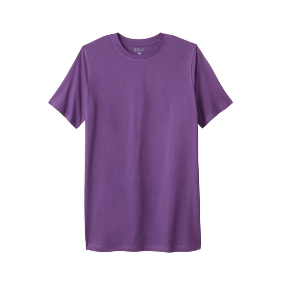 KingSize Men's Big & Tall Shrink-Less Lightweight Longer-Length Crewneck T-Shirt