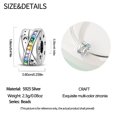 thumbnail image 2 of KUNSIR 2PCS Stopper Clip Charms for Bracelet Necklace, Spacer Beads Mother's Day Christmas DIY Gift for Women, 2 of 6