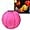 HotPink, variant on 12 Inch Waterproof Solar Chinese Lantern, 2024 New Outdoor/ Indoor Hanging Solar Lanterns Chinese Traditional Nylon Hanging Lanterns LED Garden Decorative Light