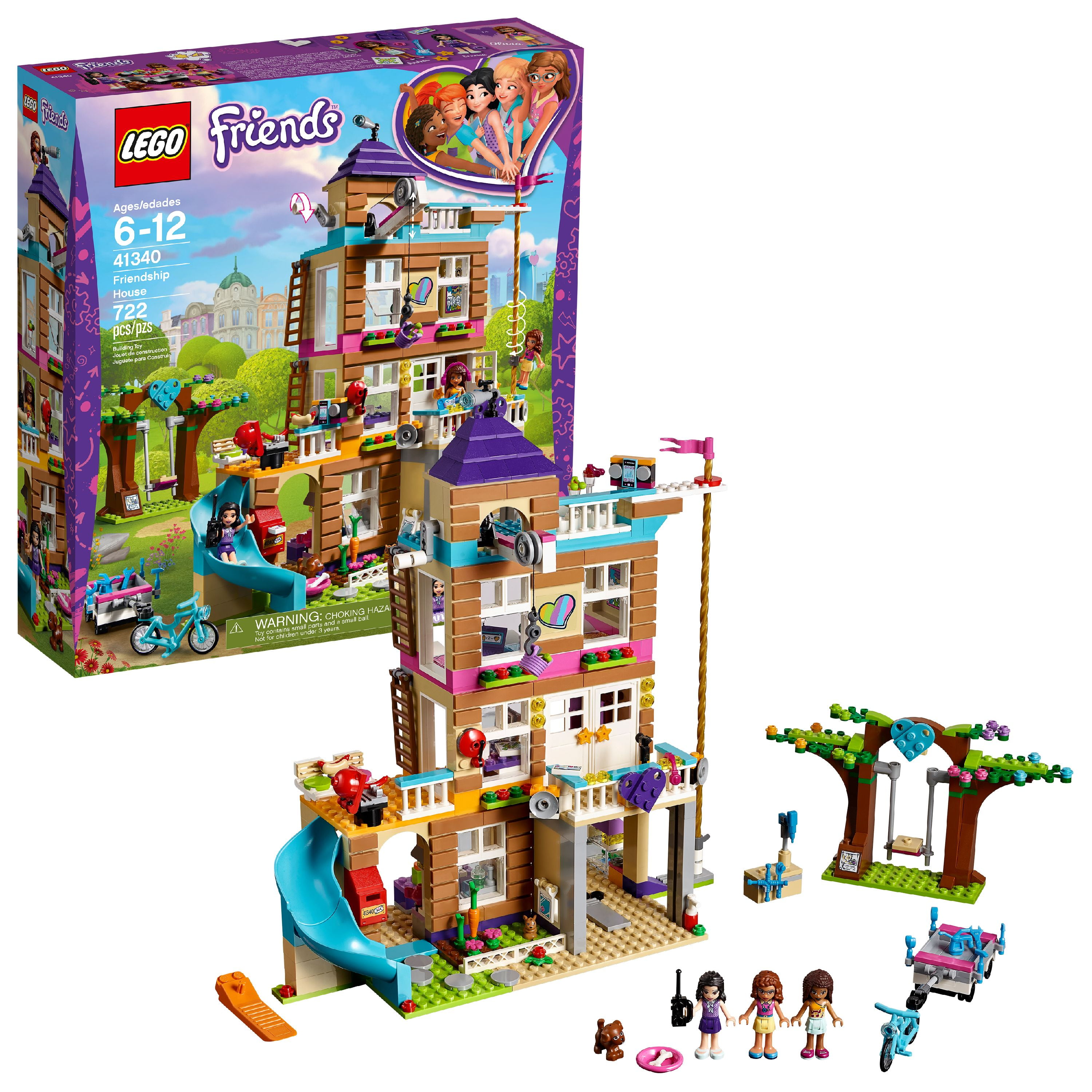 LEGO Friends Friendship House 41340 4-Story Building Set (722 - Walmart.com