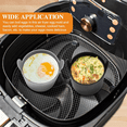 thumbnail image 3 of 4 Pcs Ramequins pour Friteuse à Air Chaud, Moules à Ufs pour Friteuse à Air avec Double Poignée Réutilisables Moules à Ufs pour Friteuse à Air, 3 of 7