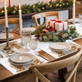 thumbnail image 5 of Placemats Set of 6 - 13x19 Inch, Thanksgiving Fall Non-Slip Washable Place Mats for Dining Table, Autumn Botanical Harvest Farmhouse Polyester & Linen Blend Table Mats for Kitchen Party Holiday, 5 of 9