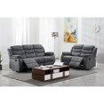 thumbnail image 2 of Kingway Furniture Zaffer Microfiber Living Room Loveseat In Gray, 2 of 2