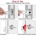 thumbnail image 4 of Portable Door Lock Home Security Door Locker Travel Lockdown Locks, 4 of 5