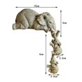 thumbnail image 1 of Figuras de mano de elefante sitter de carbono, adorno de borde colgante, mesa, decoración del hogar ZefeiWu 8390606870667, 1 of 1