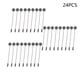 thumbnail image 5 of Ounissouiy Paquete de 24 alfileres de bandeja redonda, broches en blanco de barra de seguridad de acero inoxidable, manualidades DIY, accesorios Type7 NO7, 5 of 6