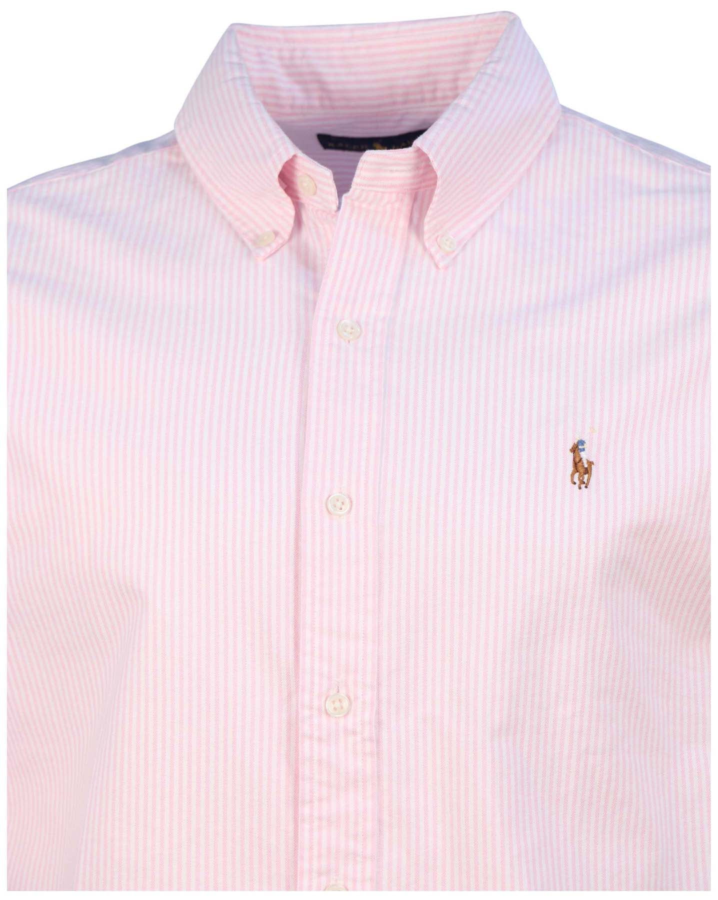 pink ralph lauren polo button down shirts
