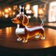 thumbnail image 4 of Botella de whisky con forma de perro - Vidrio, diseño único, a prueba de fugas - para whisky/vino, bares caseros, regalos para hombres/papás, 4 of 6