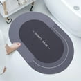 thumbnail image 7 of Summer Savings! InsCrazy Bathroom Rugs Bathroom Water Absorbent Floor Mats Bathroom Doorway Non-Slip Foot Mats Sink Toilet Quick Dry Floor Mats 17" x 24", 7 of 7