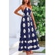 thumbnail image 3 of Vestido PRETTYGARDEN Maxi Floral Azul Marino de Un Solo Hombro Talle Grande, 3 of 8