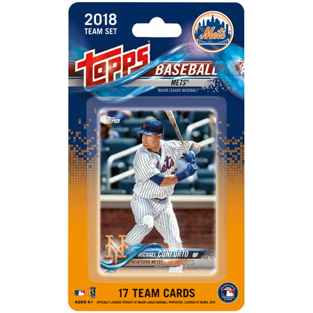 New York Mets 2018 Team Set Trading Cards - No
