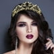 thumbnail image 4 of Tiara y coronas de plata para mujer, tiara de reina con diamantes de imitación para niñas, corona de princesa con peine, diademas de cumpleaños, accesorios para el cabello para boda, graduación,, 4 of 7