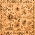 thumbnail image 1 of Ahgly Company Indoor Square Abstract Orange Modern Area Rugs, 7' Square, 1 of 4