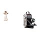 thumbnail image 1 of Figura decorativa de resina de un querubín con cámara sosteniendo una paloma, ideal para decorar la sala de estar, el escritorio, el bar, la familia,, 1 of 8