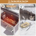 thumbnail image 5 of MEDEHOO Heated Cat House for Outside Cats Winter, 100% Waterproof Insulated Outdoor Cat Shelter with Heater & Insulated Liner, 5 of 7