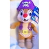 Beanz Dale 8" Pirate Plush Doll Red Nose Chip & Dale Rare Mickey New