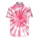 thumbnail image 4 of Blusa y camisa de manga corta con cuello vuelto para hombre, blusa informal de moda con cuello vuelto, blusa estampada de manga corta con botones, blusa de poliéster para hombre, 4 of 5