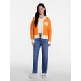 thumbnail image 2 of Women's Halloween Jack O Lantern Cardigan Sweater from Way to Celebrate, Sizes S-4X, 2 of 6