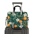 thumbnail image 2 of FORMRS 16" Laptop Bag Carrying Sleeve Case with Handle Travel Shoulder Briefcase, Floral Orange Pattern, 2 of 8