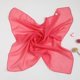 thumbnail image 1 of Granjero Gordo Bufanda cuadrada de gasa de verano de color sólido, bufanda de seda simulada, adecuada para decorar prendas, bufanda, rosa, 1 of 2