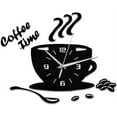 thumbnail image 1 of Reloj de pared de cocina acrílico Diy creativo, reloj con forma de taza de café de diseño moderno, arte de pared, decoración del hogar, reloj Digital hueco, 1 of 2