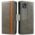thumbnail image 3 of Case for Motorola Moto G50 5G Cover Leather Wallet Folio Case Book Design Flip Magnetic Closure - Grey, 3 of 5