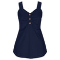 thumbnail image 6 of Bovxnpu Tank Tops Summer Sleeveless T Shirts Dressy Casual Blouses Button Summer Top Casual Dressy Fashion Tops Summer Tops (Women's or Women's Plus), 6 of 9