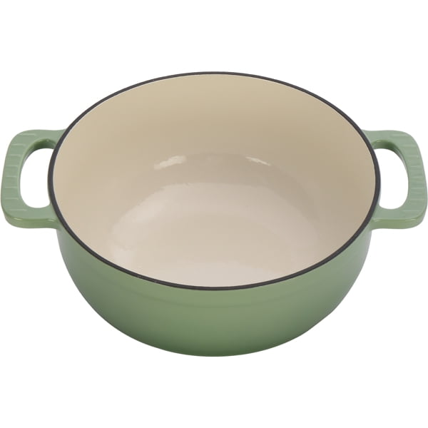7.5QT Enameled Cast Iron Dutch Oven, 16LB Thickened Cast Iron, Non-Stick Enamel, Oven/Gas/Induction Compatible, Heat-Resistant Handles + Silicone Gloves